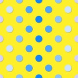 Polka dots colorfull seamless pattern. 3d vector background. Retro style print royalty free illustration Polka dots colorfull seamless pattern. 3d vector background. Retro style print royalty free illustration