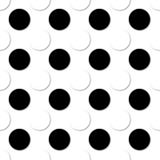 Polka dots seamless pattern. 3d vector background. Retro style print stock illustration Polka dots seamless pattern. 3d vector background. Retro style print stock illustration