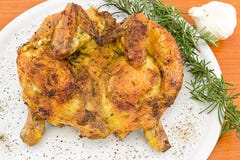 Pollo de Devilled con las hierbas imágenes de archivo libres de regalías Pollo de Devilled con las hierbas imágenes de archivo libres de regalías