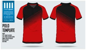 Polo t sporta projekta koszulowy szablon dla piłki nożnej bydła, futbolowego zestawu lub sporta klubu, Bawi się mundur w frontowy ilustracja wektor Polo t sporta projekta koszulowy szablon dla piłki nożnej bydła, futbolowego zestawu lub sporta klubu, Bawi się mundur w frontowy ilustracja wektor