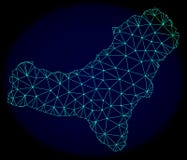 Polygonal Network Mesh Vector Abstract Map of El Hierro Island stock illustration Polygonal Network Mesh Vector Abstract Map of El Hierro Island stock illustration