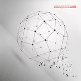 Polygonal στοιχείο πλέγματος Wireframe Σφαίρα με τις συνδεδεμένα γραμμές και τα σημεία Διανυσματική απεικόνιση EPS10 διανυσματική απεικόνιση Polygonal στοιχείο πλέγματος Wireframe Σφαίρα με τις συνδεδεμένα γραμμές και τα σημεία Διανυσματική απεικόνιση EPS10 διανυσματική απεικόνιση