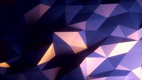 Polygons waves perfect seamless loop of slowmotion polygon waves