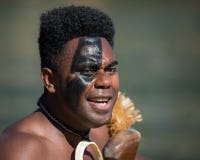 Polynesian warrior portrait Stock Photography Polynesian warrior portrait Stock Photography