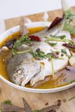 Pomfret fish, chinese food. Royalty Free Stock Images Pomfret fish, chinese food. Royalty Free Stock Images