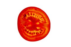 Pomidorowego plasterka makro- szczegół zdjęcie stock Pomidorowego plasterka makro- szczegół zdjęcie stock