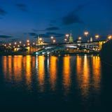 Pont au crépuscule images libres de droits Pont au crépuscule images libres de droits