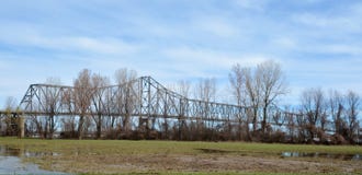 Pont du Caire la rivière Ohio photographie stock Pont du Caire la rivière Ohio photographie stock