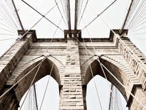 Ponte de Brooklyn NYC fotografia de stock Ponte de Brooklyn NYC fotografia de stock