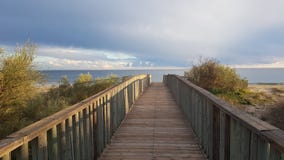 Ponte a libertà immagini stock libere da diritti Ponte a libertà immagini stock libere da diritti