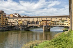 Ponte Vecchio in Florence, Italië stock fotografie Ponte Vecchio in Florence, Italië stock fotografie