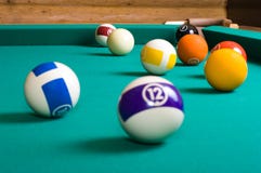Pool Balls. Stock Image