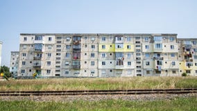 Poor Colorful Building, Roumania stock photo Poor Colorful Building, Roumania stock photo