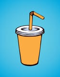 Cocktail. Vector drawing stock illustration Cocktail. Vector drawing stock illustration