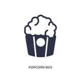 popcorn box icon on white background. Simple element illustration from cinema concept royalty free illustration popcorn box icon on white background. Simple element illustration from cinema concept royalty free illustration