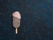 Popsicle Chia с шоколадом стоковая фотография Popsicle Chia с шоколадом стоковая фотография