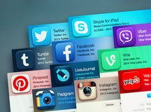 Popular social networking applications