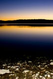 Por do sol do lago imagens de stock royalty free Por do sol do lago imagens de stock royalty free