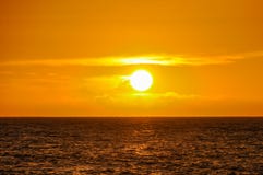 Por do sol em Mana Island em Fiji Imagens de Stock Royalty Free Por do sol em Mana Island em Fiji Imagens de Stock Royalty Free