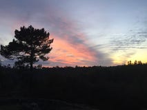 Por do sol foto de stock royalty free Por do sol foto de stock royalty free