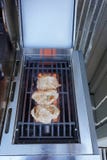 Pork chops Barbecuing On The Grill royalty free stock image Pork chops Barbecuing On The Grill royalty free stock image