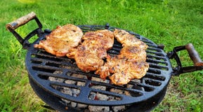 Pork neck fillets. royalty free stock image Pork neck fillets. royalty free stock image