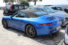 Porsche 911 Carrera S Cabriolet royaltyfria bilder Porsche 911 Carrera S Cabriolet royaltyfria bilder