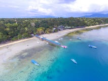 Port aérien de Bunaken images stock Port aérien de Bunaken images stock