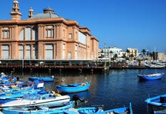 Port in Bari royalty free stock photos Port in Bari royalty free stock photos