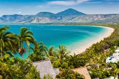 Port Douglas Beach And Ocean On Sunny Day, Queensland Royalty Free Stock Image Port Douglas Beach And Ocean On Sunny Day, Queensland Royalty Free Stock Image