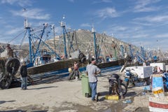 Port In Agadir Stock Photography
