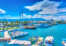 The port of Kos island stock photography The port of Kos island stock photography