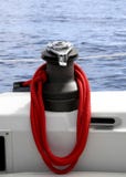 Port Winch and rope royalty free stock images Port Winch and rope royalty free stock images
