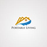 Portable living logo vector, icon, element, and template for company stock illustration Portable living logo vector, icon, element, and template for company stock illustration