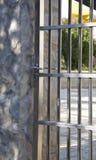 Portas de aço Locked Imagem de Stock Royalty Free Portas de aço Locked Imagem de Stock Royalty Free