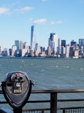 Portata a gettoni di osservazione per l'orizzonte di New York immagine stock Portata a gettoni di osservazione per l'orizzonte di New York immagine stock