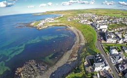 Portballintraeco Antrim Noord-Ierland royalty-vrije stock foto's Portballintraeco Antrim Noord-Ierland royalty-vrije stock foto's