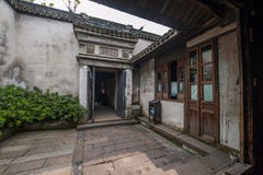 Porte est de Jiaxing Wuzhen résidentielle images libres de droits Porte est de Jiaxing Wuzhen résidentielle images libres de droits