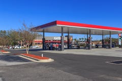 Porte Petro Service Station photo libre de droits Porte Petro Service Station photo libre de droits