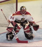 Portero John Vanbiesbrouck del NHL foto de archivo libre de regalías Portero John Vanbiesbrouck del NHL foto de archivo libre de regalías