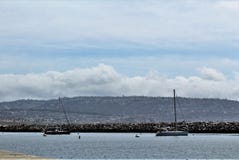 Portifino California oceanside in Redondo Beach, California, United States royalty free stock image Portifino California oceanside in Redondo Beach, California, United States royalty free stock image