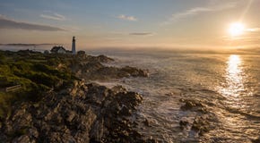 Portland Head Light Drone Photo stock photo Portland Head Light Drone Photo stock photo