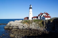 Portland Head Lighthouse Royalty Free Stock Photography Portland Head Lighthouse Royalty Free Stock Photography