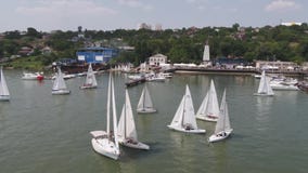 Porto della barca a vela Molti bei yacht attraccati della vela nel porto marittimo metraggio Trasporto moderno dell'acqua, vacanz archivi video Porto della barca a vela Molti bei yacht attraccati della vela nel porto marittimo metraggio Trasporto moderno dell'acqua, vacanz archivi video