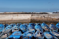 Porto di pesca in Essaouira, Marocco 2 immagini stock Porto di pesca in Essaouira, Marocco 2 immagini stock
