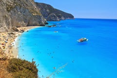 Porto Katsiki Beach, Lefkada, Greece Royalty Free Stock Image Porto Katsiki Beach, Lefkada, Greece Royalty Free Stock Image