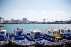 Porto marittimo 1 di Busan fotografie stock Porto marittimo 1 di Busan fotografie stock