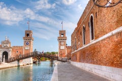 Portone del Arsenale, Venezia dell'entrata fotografie stock Portone del Arsenale, Venezia dell'entrata fotografie stock