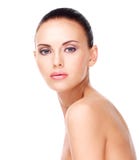 Portrait of an adult woman with beautiful face stock photography Portrait of an adult woman with beautiful face stock photography