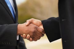 Portrait of African American businessmen making a deal stock image Portrait of African American businessmen making a deal stock image
